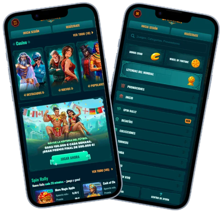 Spinanga Casino versión móvil
